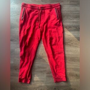 Aeropostale women’s red Joggers sweatpants XL